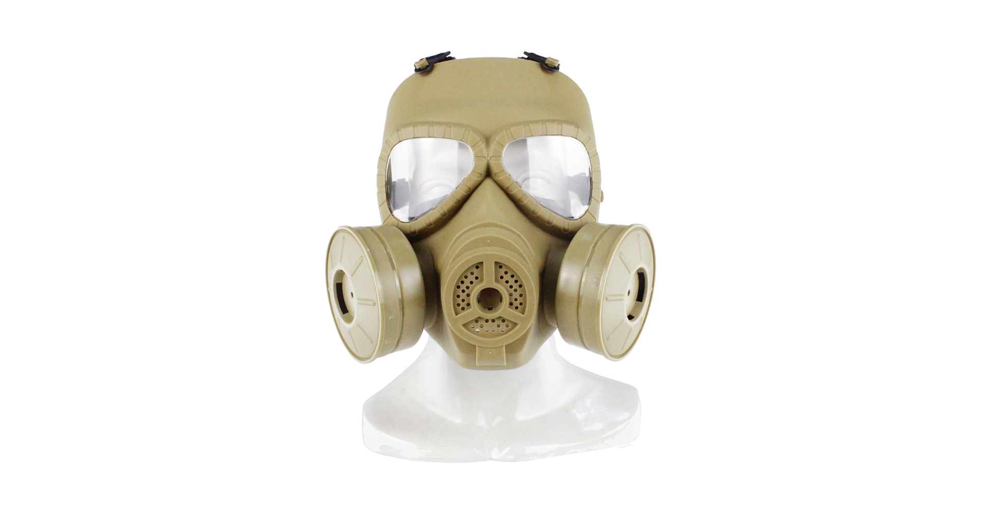 Amazon.co.jp: ガスマスクタイプ ダブルファン フルフェイス ゴーグル